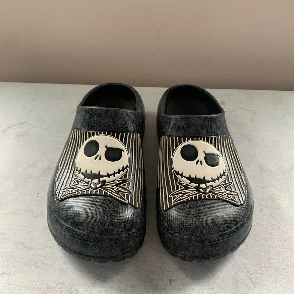 Disney Nightmare Before Christmas Jack Skellington Clog Black Women 8 US 40.5 EU